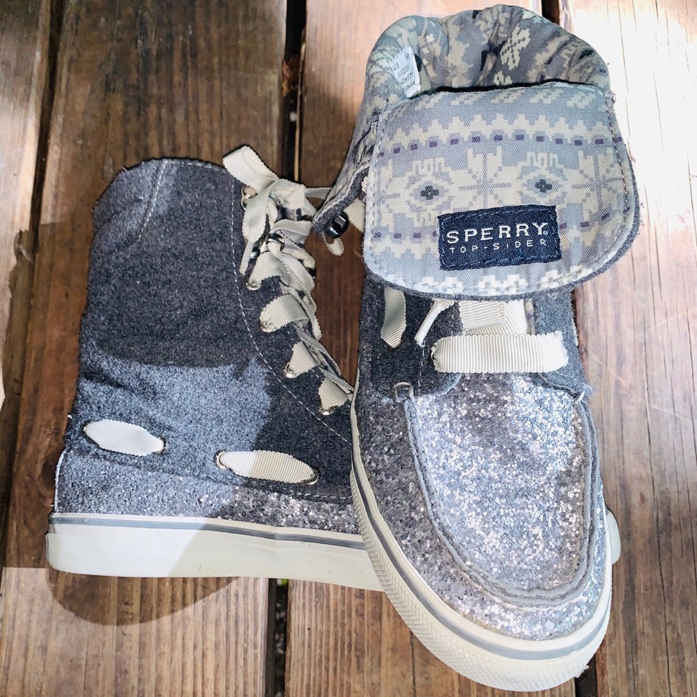 Sperry Topsiders Sparkle High-tops Womens